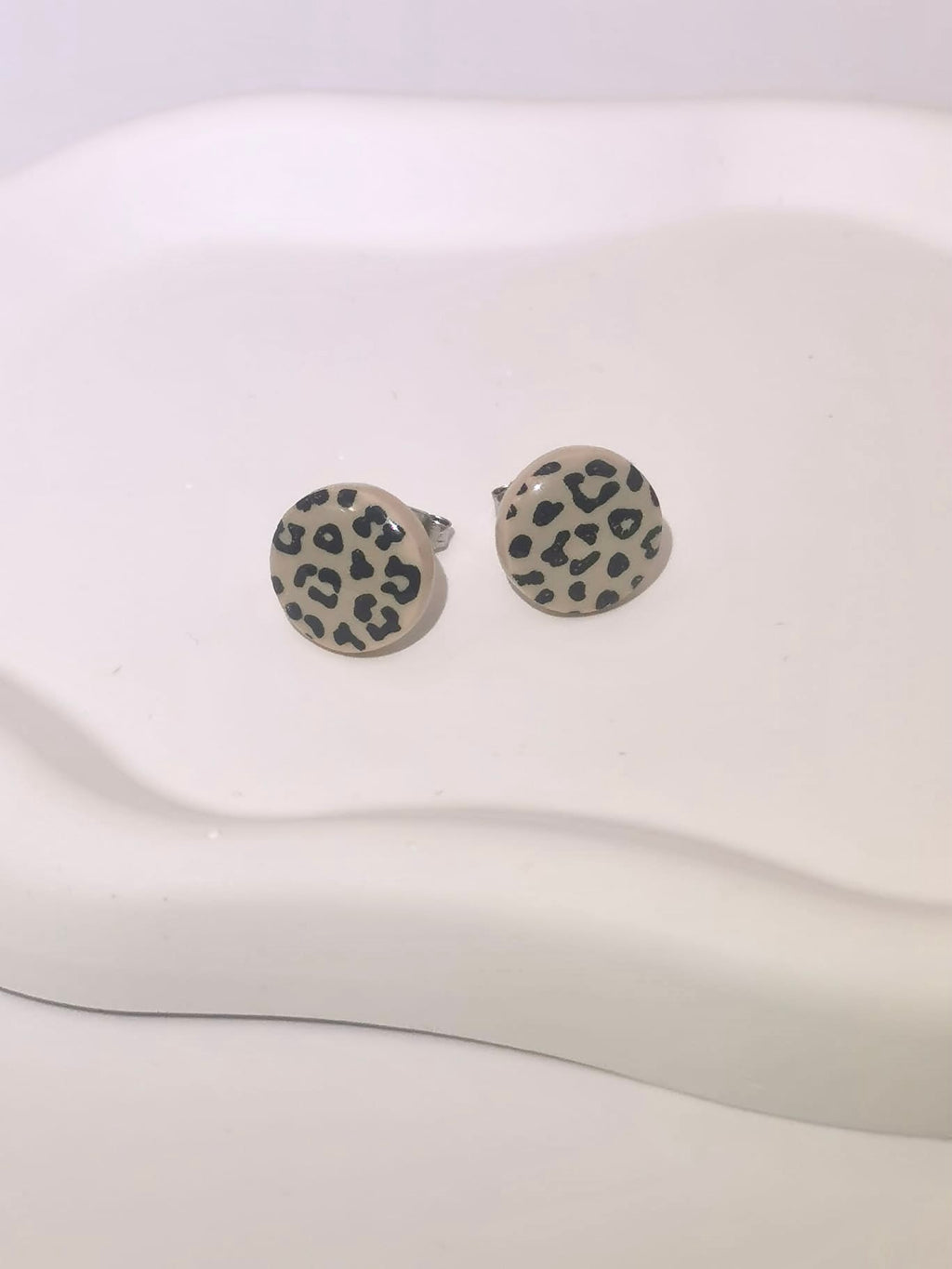 Boucles d'oreille imprimé animal