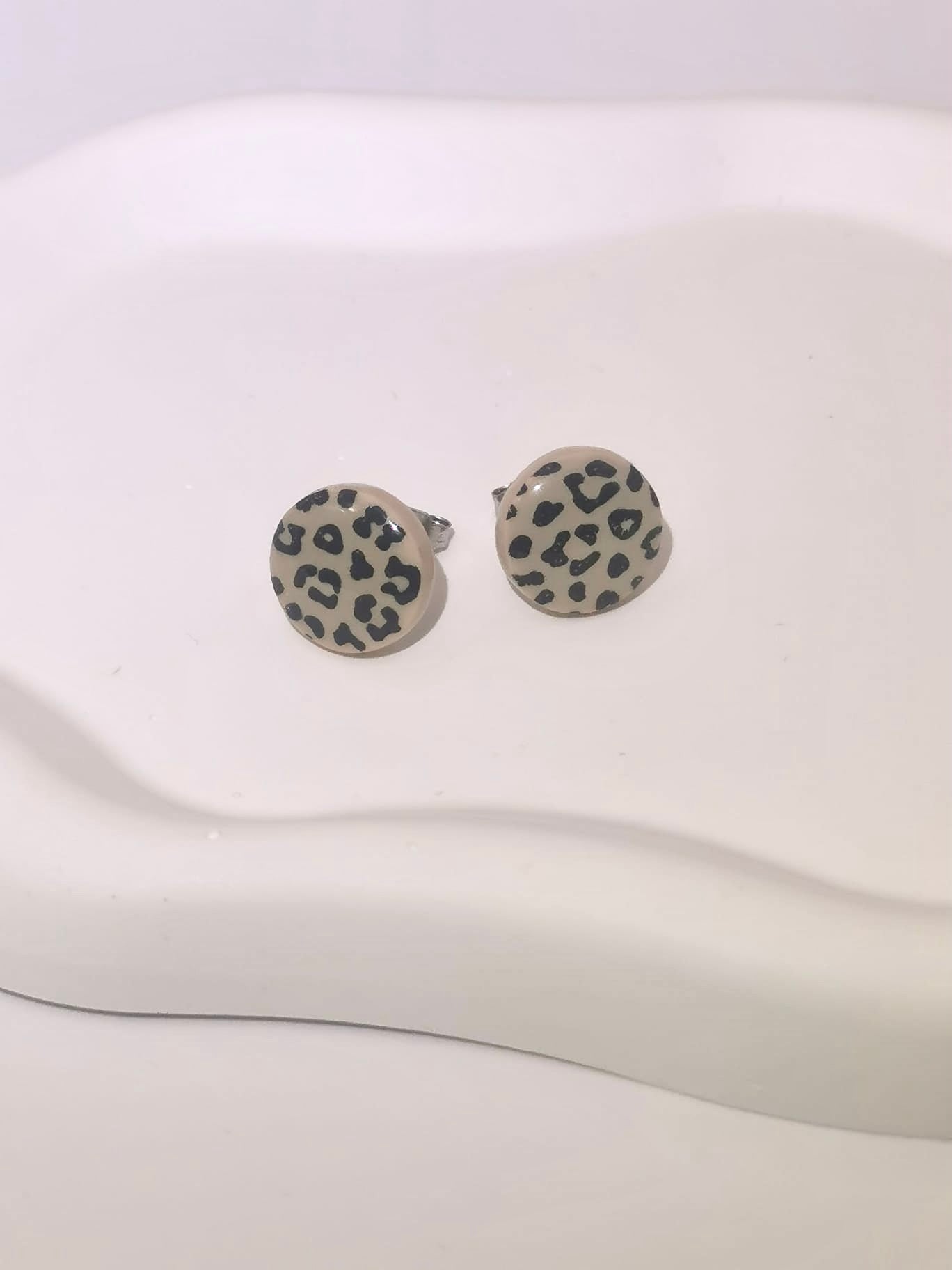Boucles d'oreille imprimé animal