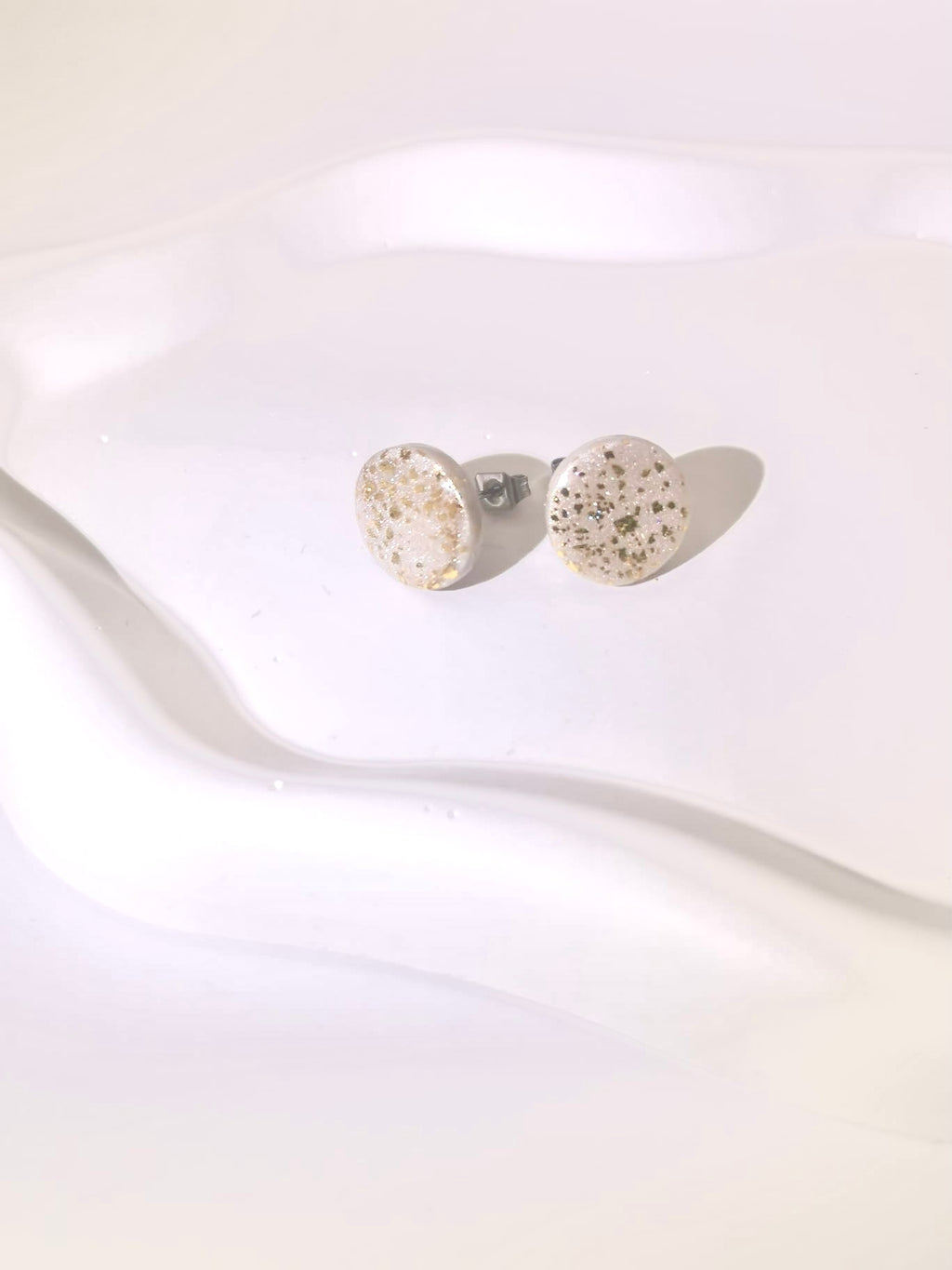 boucle Puces d'oreille rondes