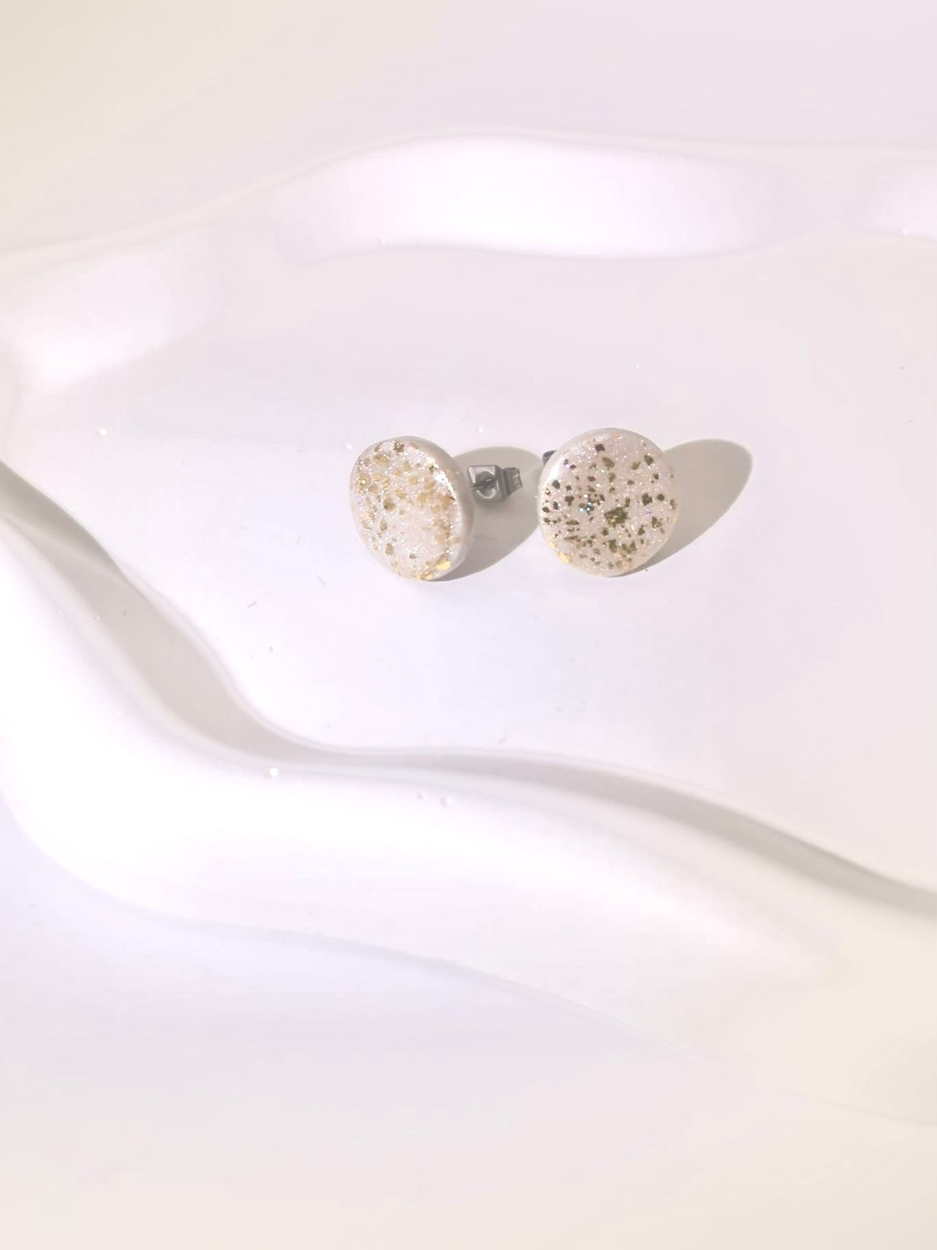 boucle Puces d'oreille rondes